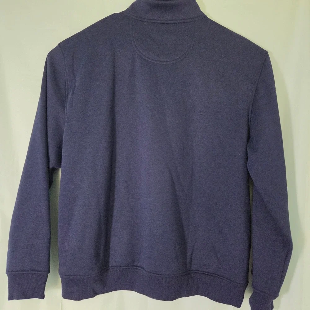 IZOD Advantage Performance Men XXL Navy Quarter Zip Stretch Pullover Sweatshirt